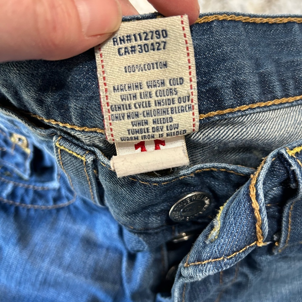 True Religion Riley Blue Denim Bermuda Shorts size 29 - Picture 6 of 11